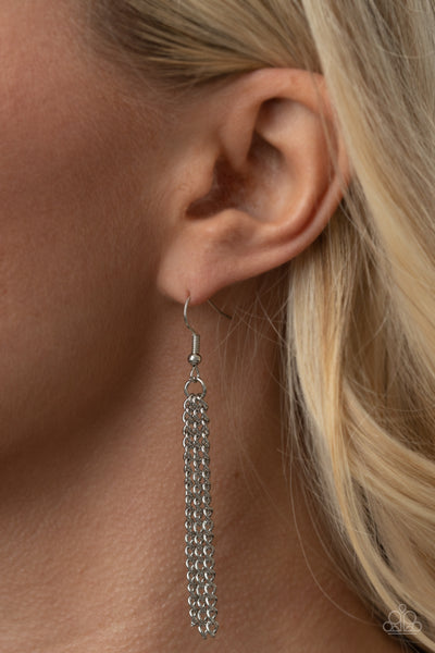 Paparazzi-Positively Perfect - Silver Necklace