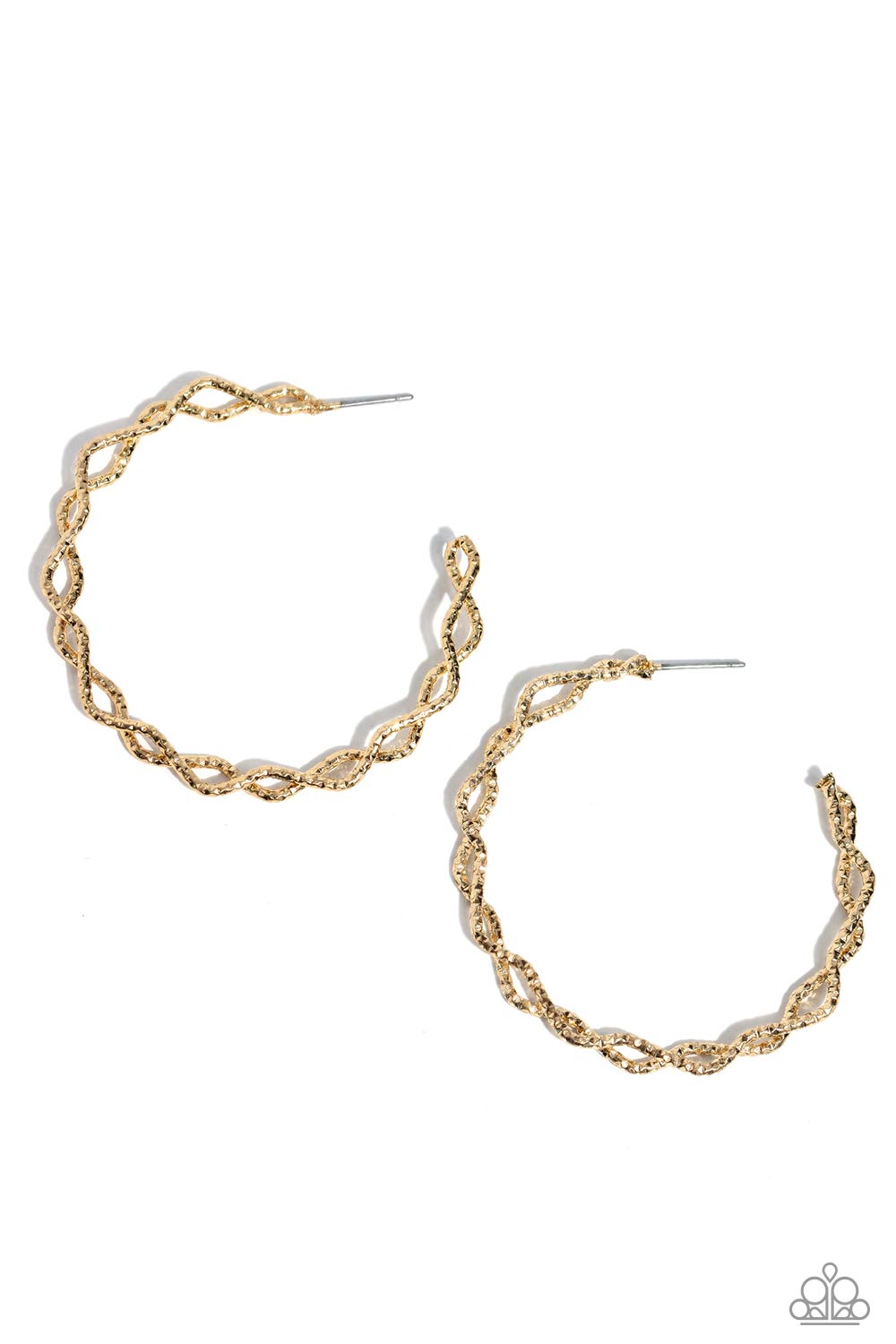 Paparazzi-Haute Helix - Gold Earring