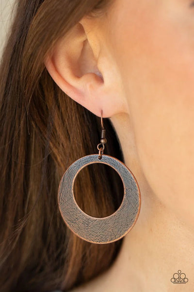 Outer Plains Copper Earring