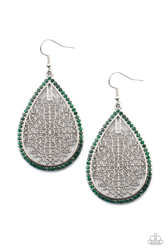 Fleur de Fantasy Green Earring