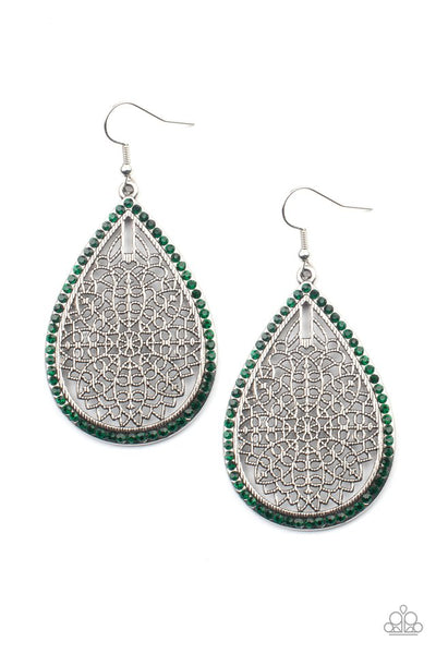 Fleur de Fantasy Green Earring