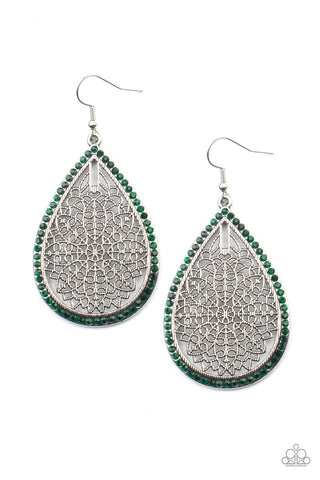 Fleur de Fantasy Green Earring