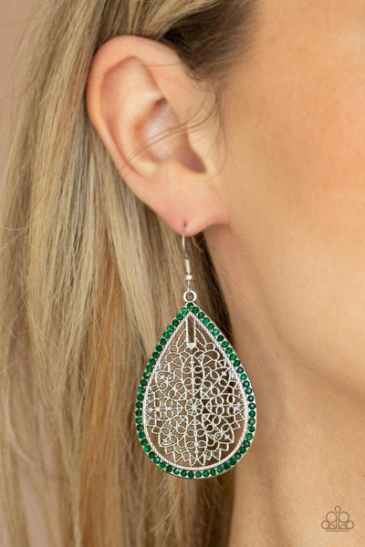 Fleur de Fantasy Green Earring