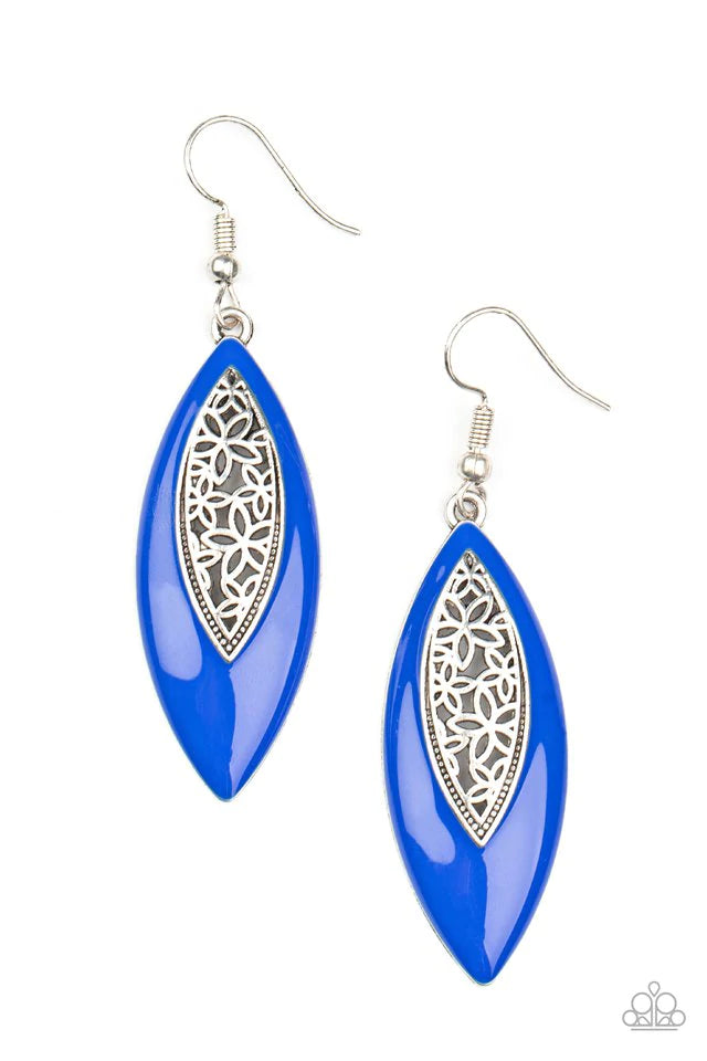 Venetian Vanity Blue Earring
