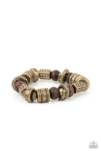 Exploring The Elements Brass Bracelet