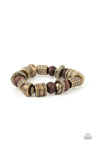 Exploring The Elements Brass Bracelet