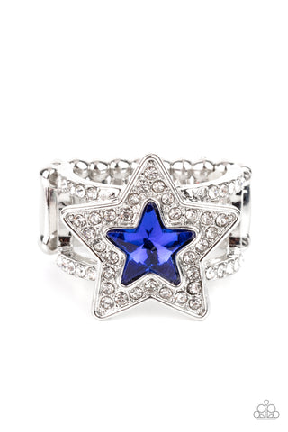 Paparazzi-One Nation Under Sparkle - Blue Ring
