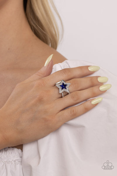 Paparazzi-One Nation Under Sparkle - Blue Ring