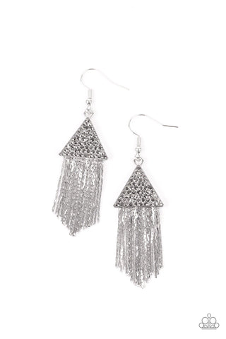 Pyramid SHEEN Silver Earring