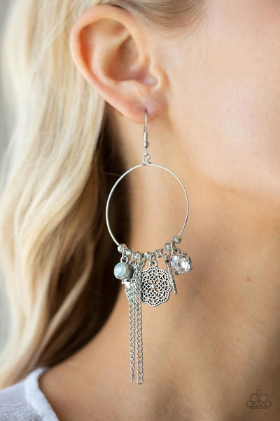 TWEET Dreams White Earring