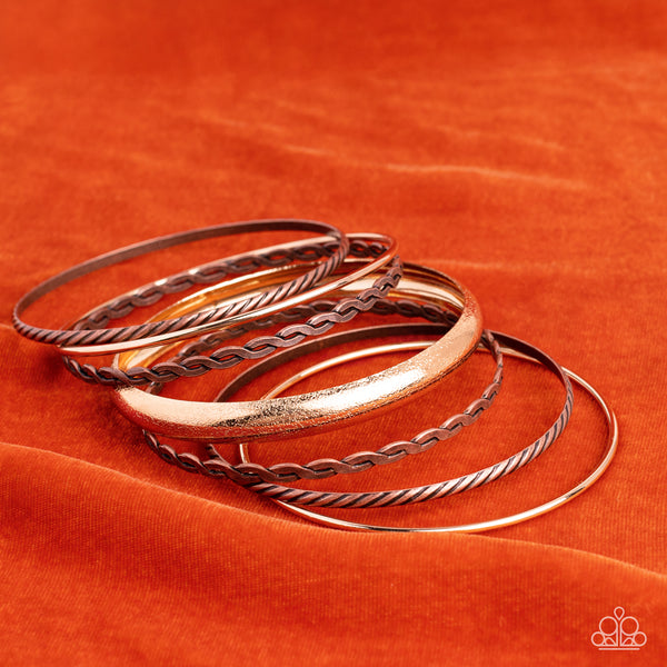Paparazzi-Trophy Texture - Multi Bracelet