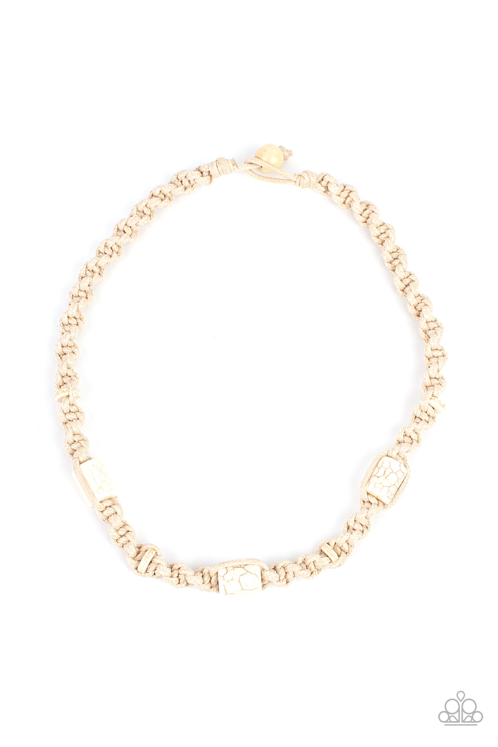 Paparazzi-Explorer Exclusive - White Necklace