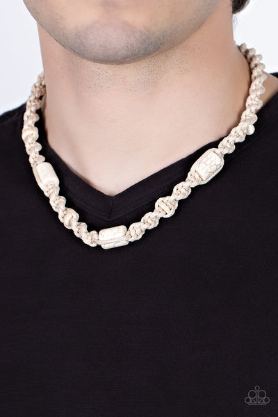 Paparazzi-Explorer Exclusive - White Necklace