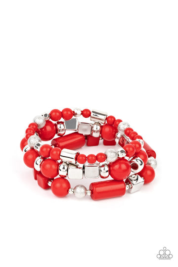 Perfectly Prismatic Red Bracelet