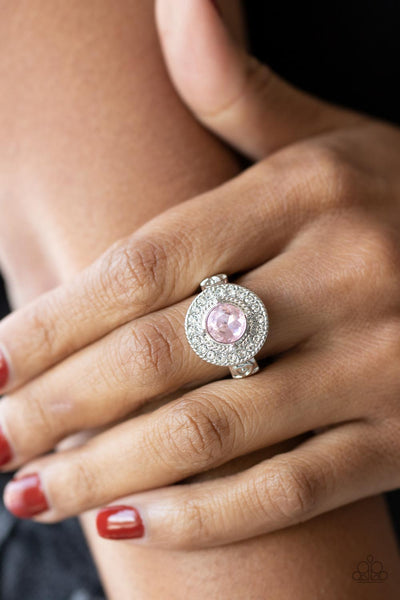 Paparazzi-Targeted Timelessness - Pink Ring