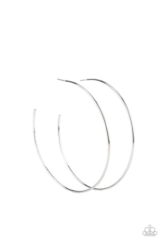 Paparazzi-Colossal Couture - Silver Earring