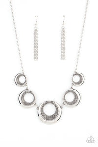 Paparazzi-Solar Cycle - Silver Necklace