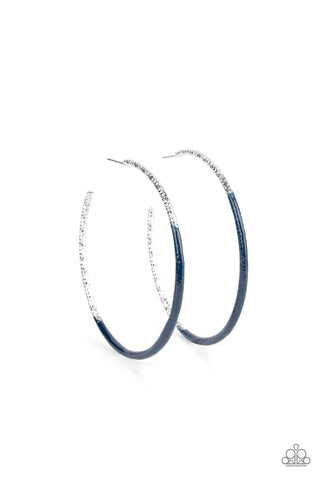 Paparazzi-DIP, DIP, Hooray! - Blue Earring