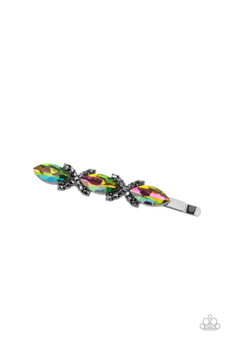 Stellar Socialite - Multi Oil Spill Hair Clip