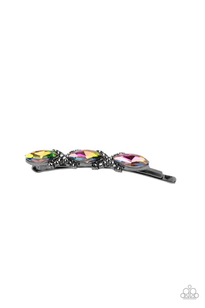 Stellar Socialite - Multi Oil Spill Hair Clip