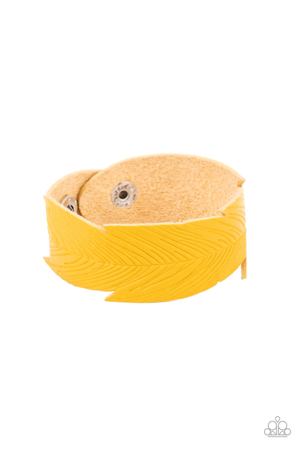 Paparazzi-Whimsically Winging It - Yellow Bracelet