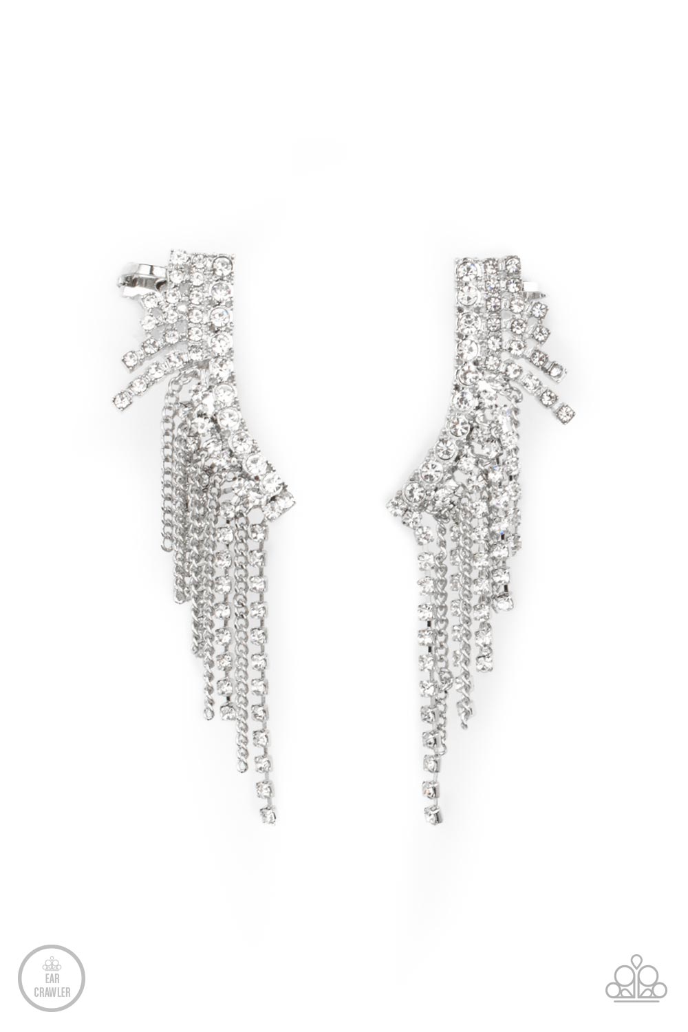 Paparazzi-Thunderstruck Sparkle - White Ear Crawlers