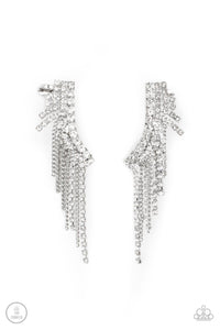 Paparazzi-Thunderstruck Sparkle - White Ear Crawlers