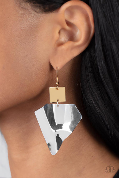 Paparazzi-Deceivingly Deco - Multi Earring