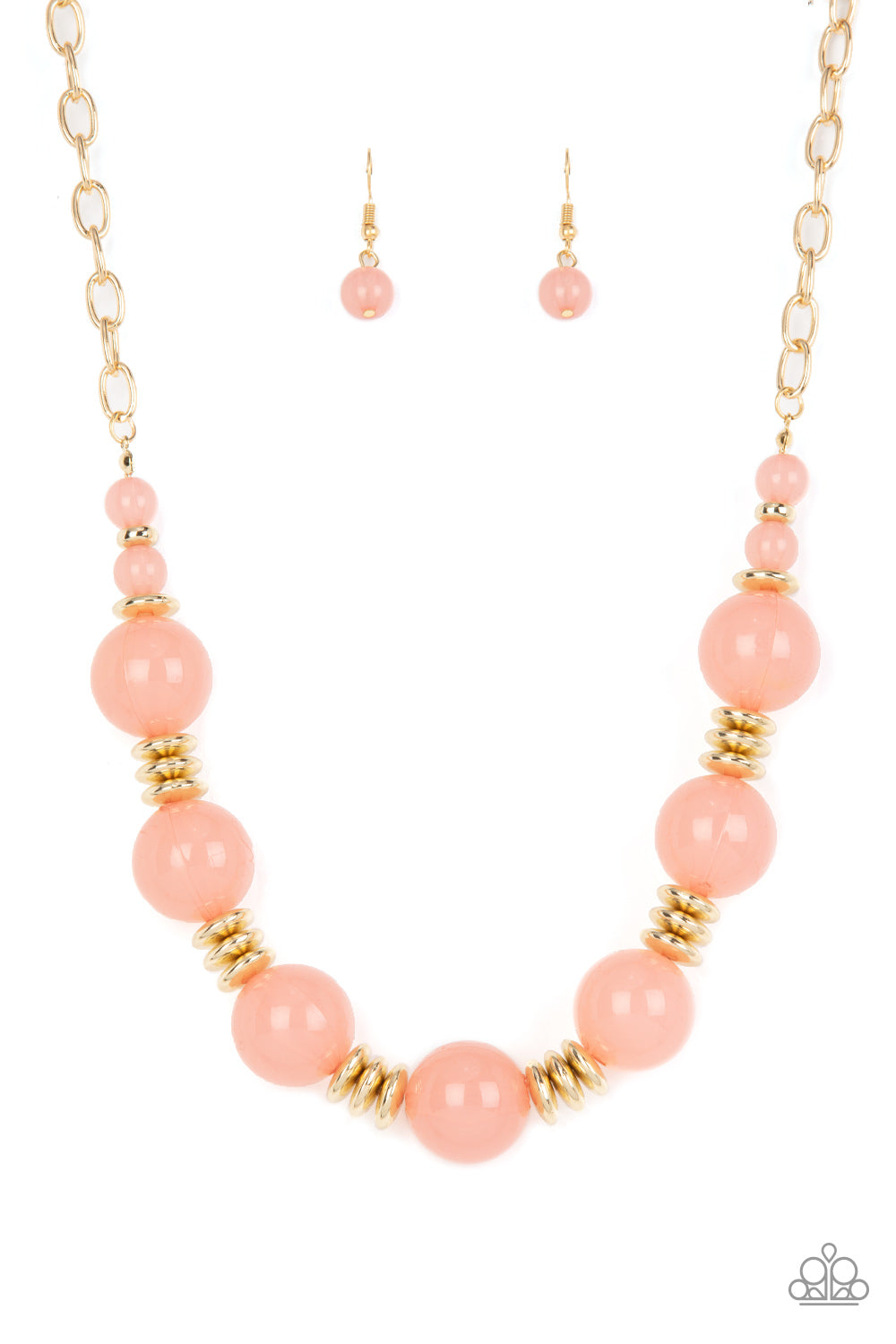 Paparazzi-Race to the POP - Pink Necklace