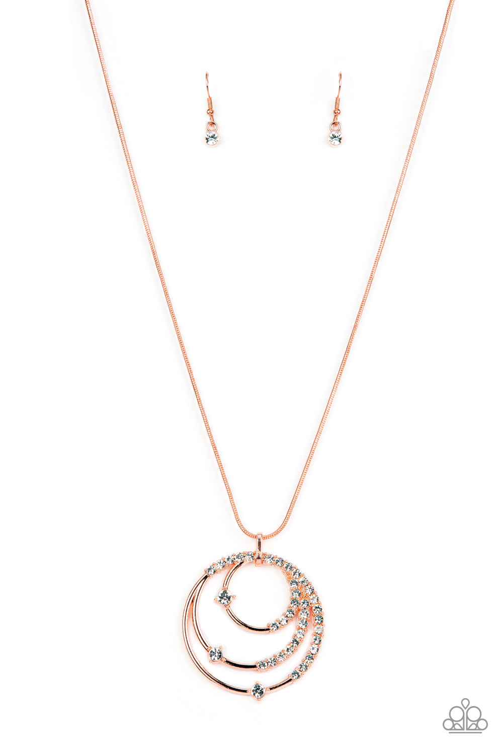 Paparazzi-Ecliptic Elegance - Copper Necklace