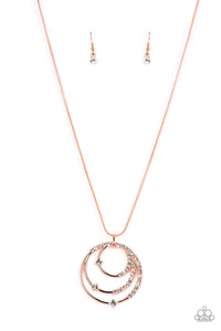 Paparazzi-Ecliptic Elegance - Copper Necklace