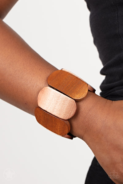 Paparazzi-Natural Nirvana - Copper Bracelet
