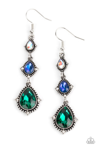 Paparazzi-Prague Princess - Multi Earring