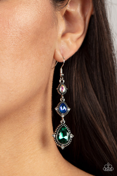 Paparazzi-Prague Princess - Multi Earring
