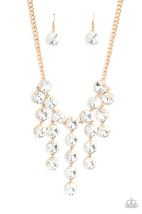 Paparazzi-Spotlight Stunner - Gold Necklace
