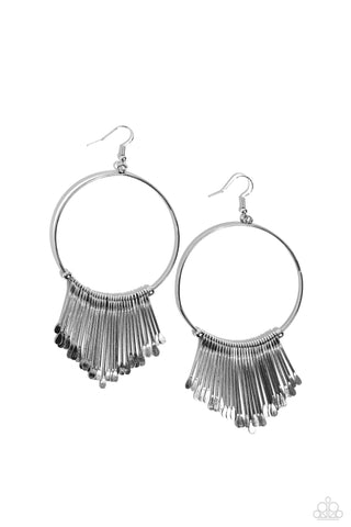 Paparazzi-The Little Dipper - Silver Earring