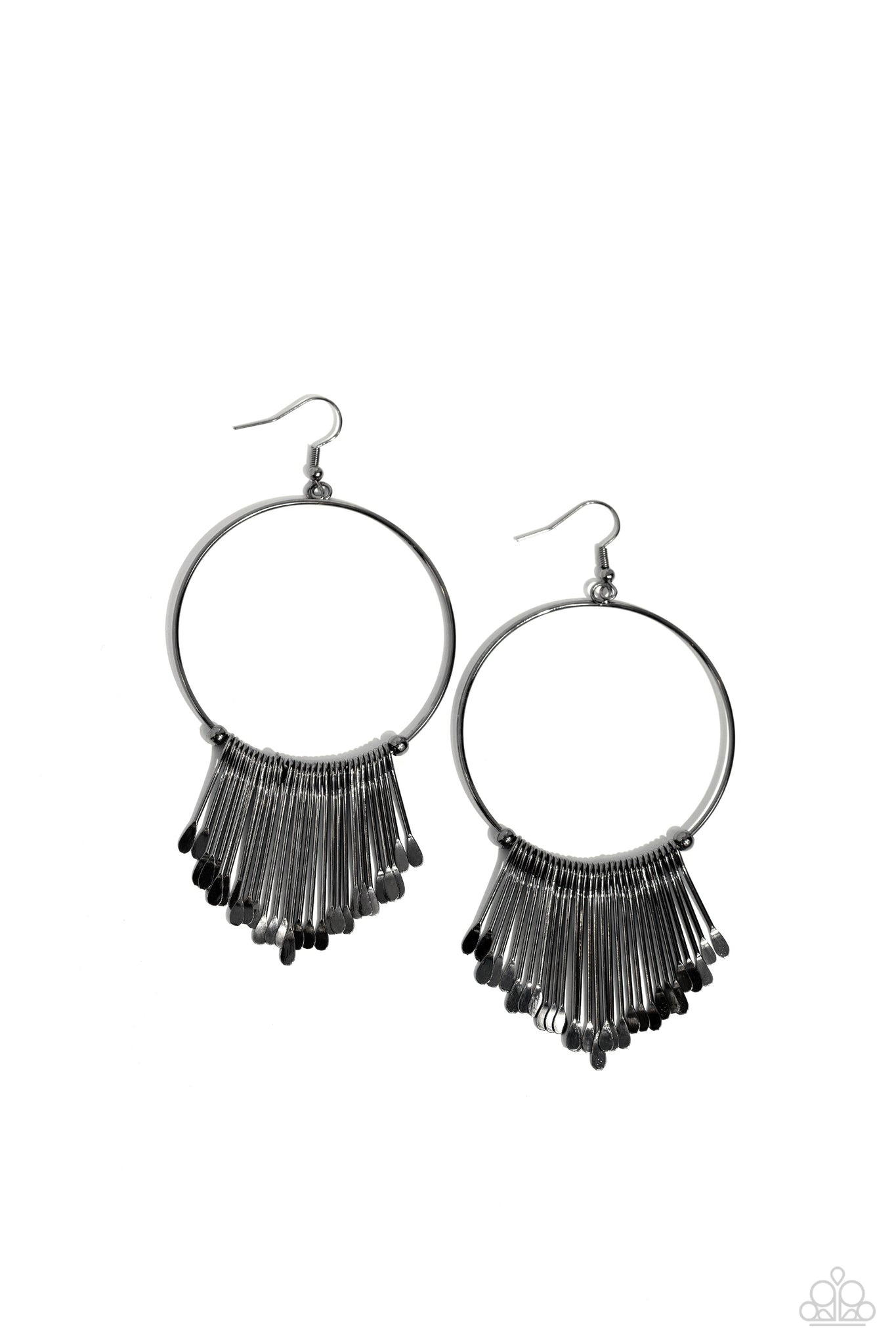 Paparazzi-The Little Dipper - Black Earring