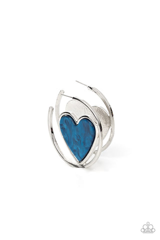 Paparazzi-Smitten with You - Blue Earring