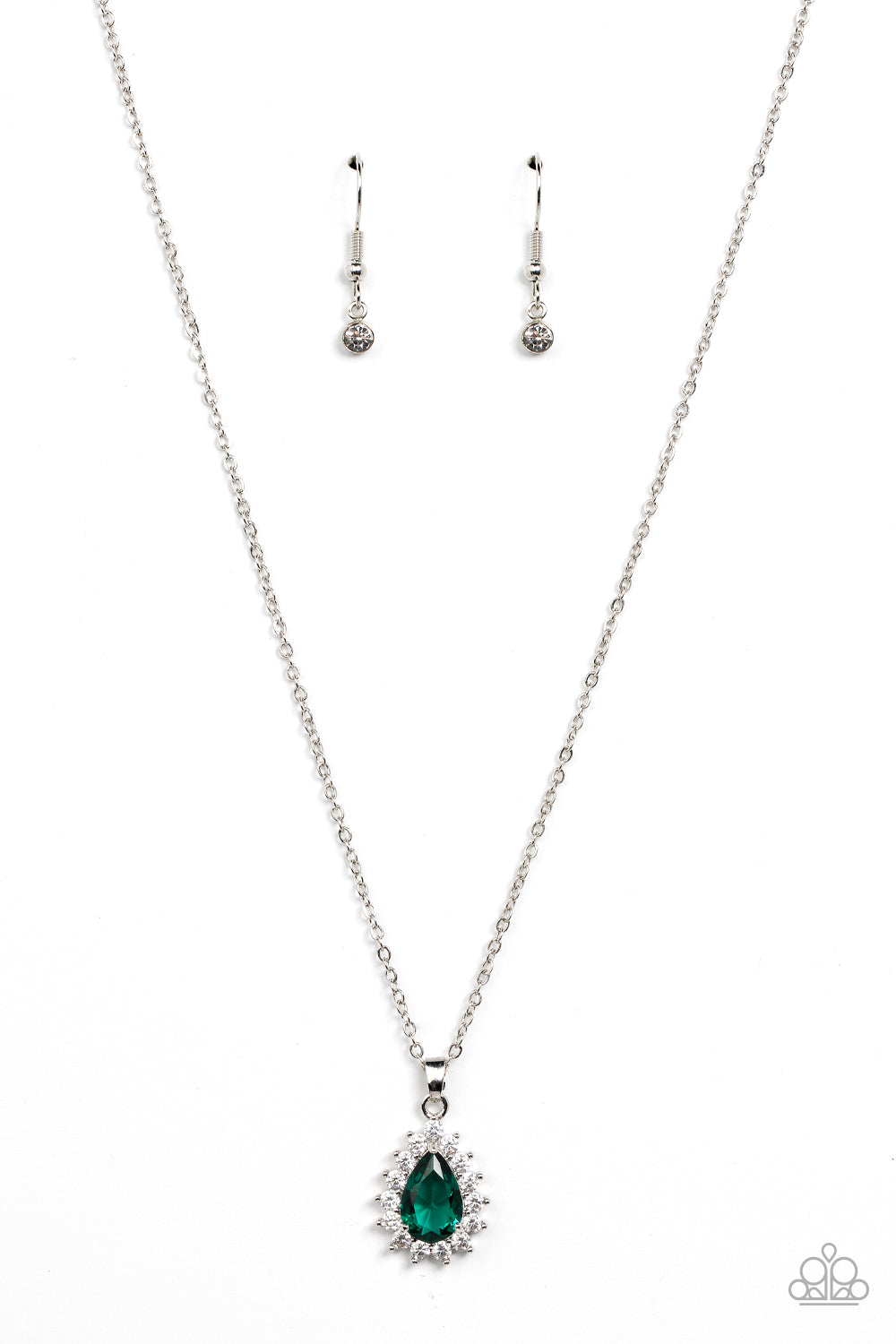 Paparazzi-A Guiding SOCIALITE - Green Necklace