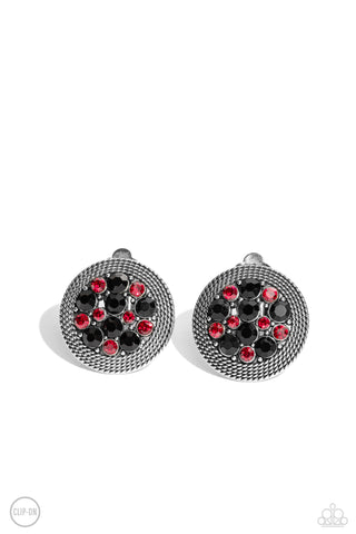 Paparazzi-Stellar Status - Multi Clip-On Earrings