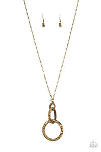 Paparazzi-Radiant Ringleader - Brass Necklace
