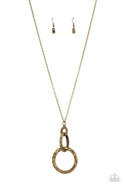 Paparazzi-Radiant Ringleader - Brass Necklace
