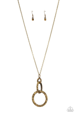 Paparazzi-Radiant Ringleader - Brass Necklace
