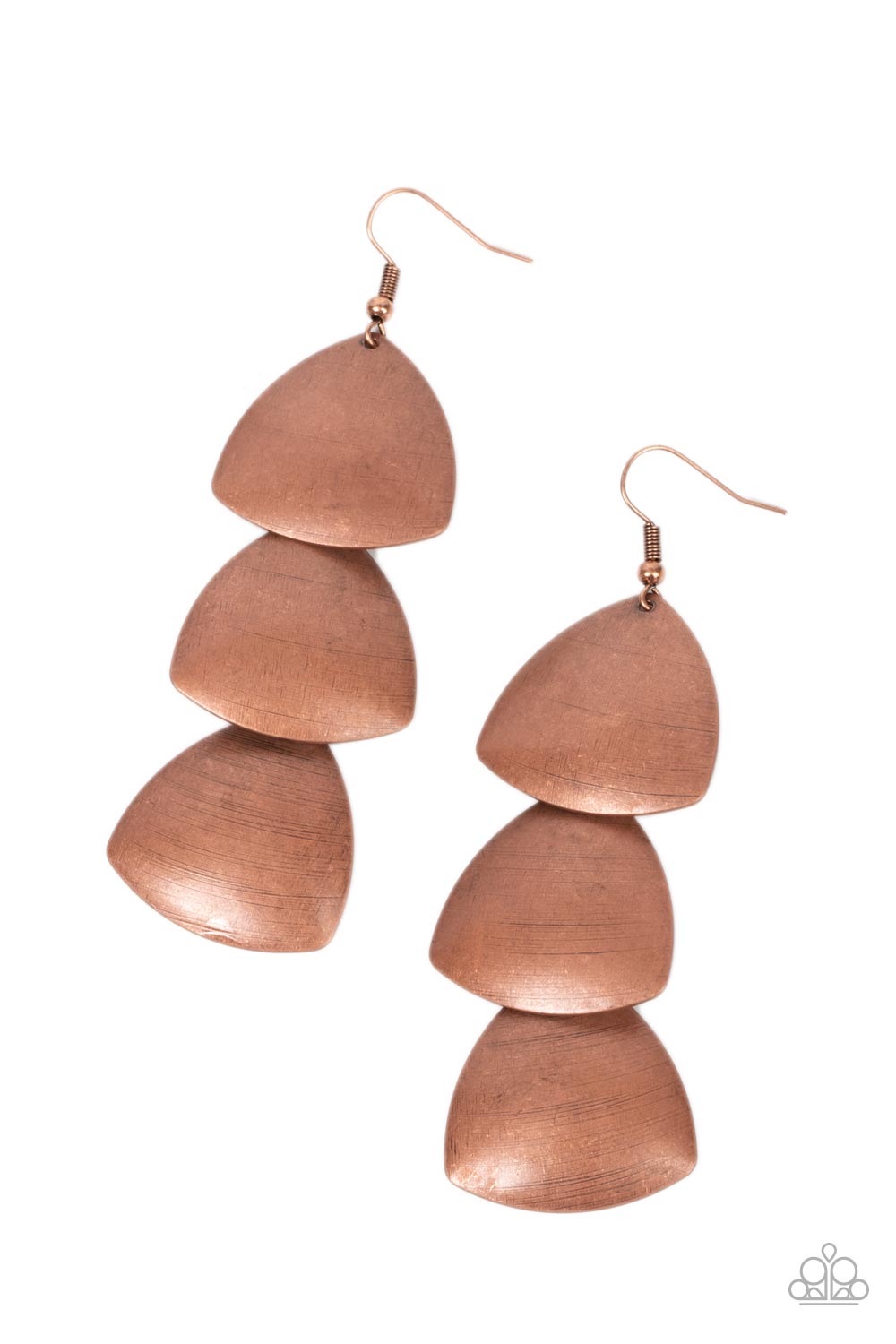 Paparazzi Modishly Metallic - Copper Earring