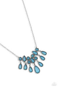 Paparazzi-Exceptionally Ethereal - Blue Necklace