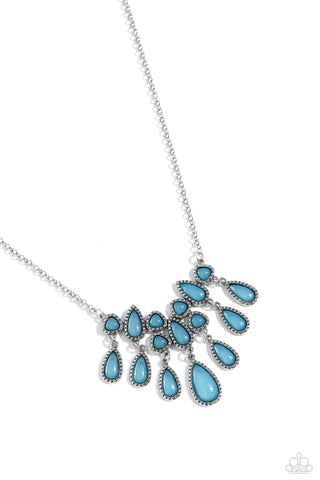 Paparazzi-Exceptionally Ethereal - Blue Necklace
