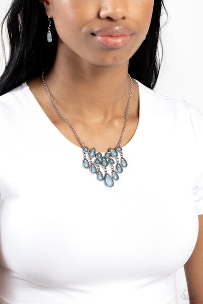 Paparazzi-Exceptionally Ethereal - Blue Necklace