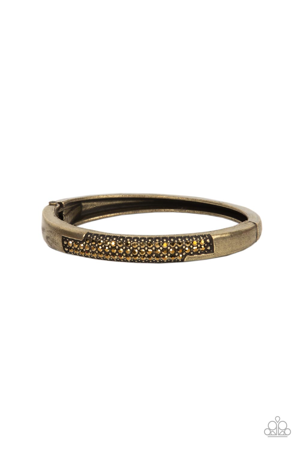 Paparazzi-Chart-Topping Twinkle - Brass Bracelet
