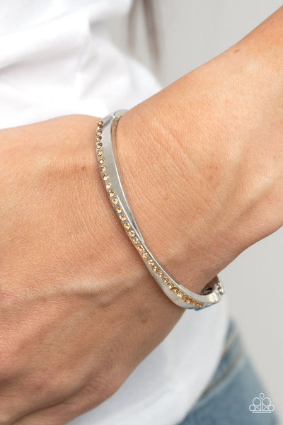 Paparazzi-Palace Penthouse - Brown Bracelet