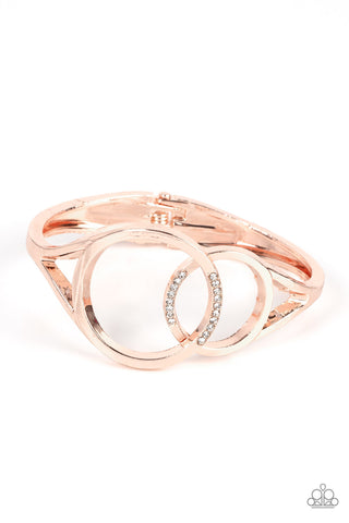 Paparazzi-Scope of Expertise - Rose Gold Bracelet
